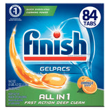 Gelpacs 84ct, Fast Action, Deep Clean, Orange Scent, Dishwasher Detergent Tablets