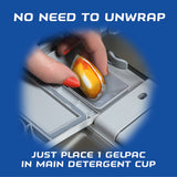 Gelpacs 84ct, Fast Action, Deep Clean, Orange Scent, Dishwasher Detergent Tablets